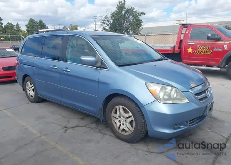 2007 Honda Odyssey Ex from USA, damaged, VIN 5FNRL38497B005250